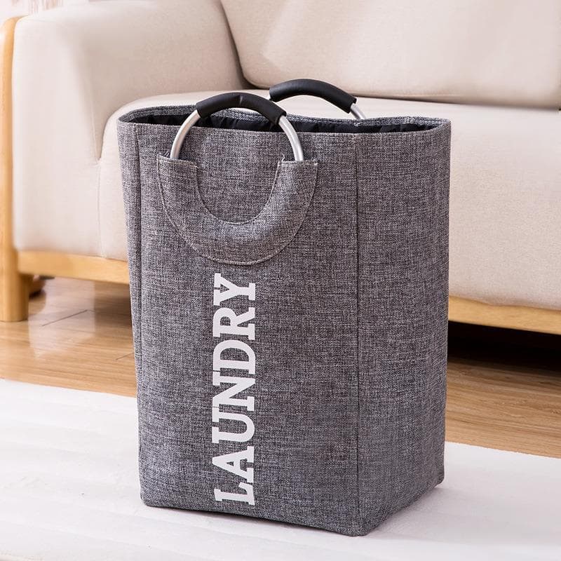 Cesto de roupas sujas dobrável de qualidade japonesa Estilo japonês Mobiliário doméstico Roupas sujas Lou Algodão Linho