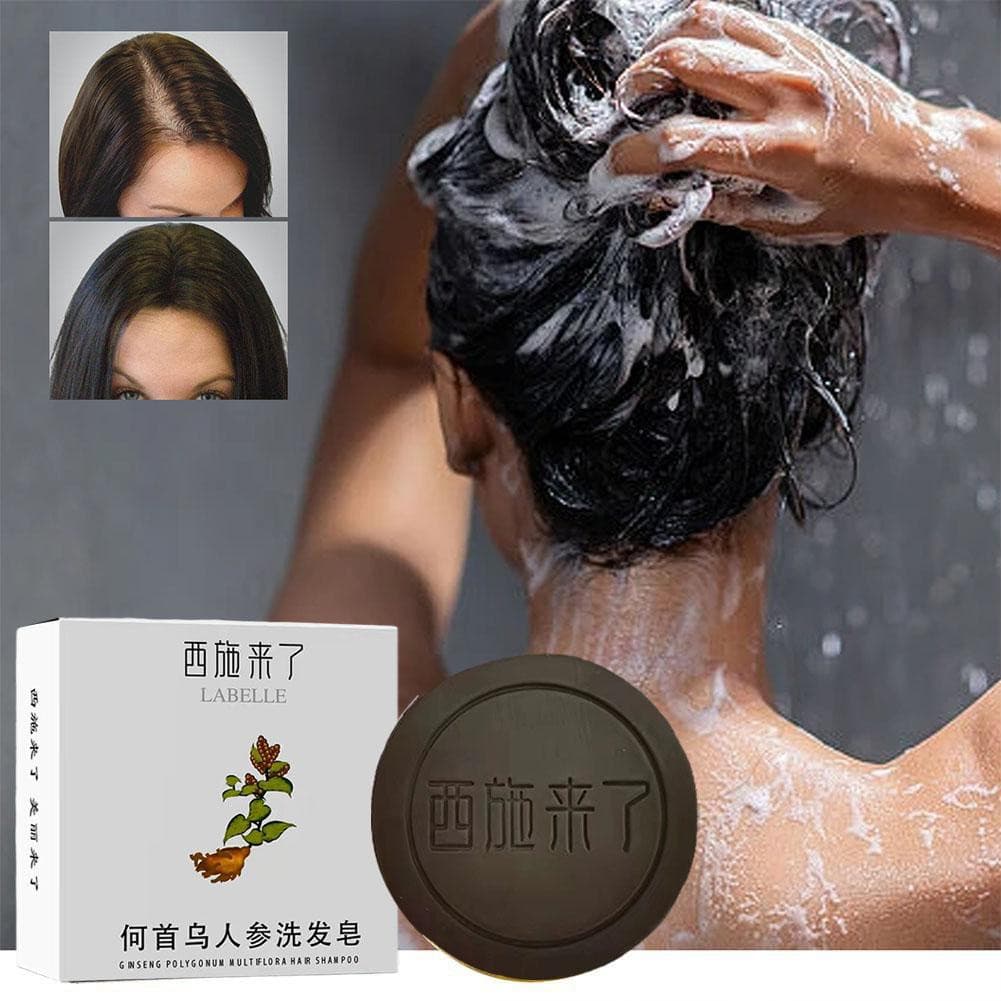 Shampoo Claudia Hair Care para Cabelos Pretos com Polygonum Multiflorum, usado para cuidado capilar, controle de oleosid