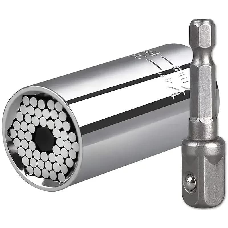 Multifuncional 7 A 19mm Tomada Mágica Multiuso Chave Haste De Extensão Elétrica Mão Broca Parafuso Conjunto De Ferrament