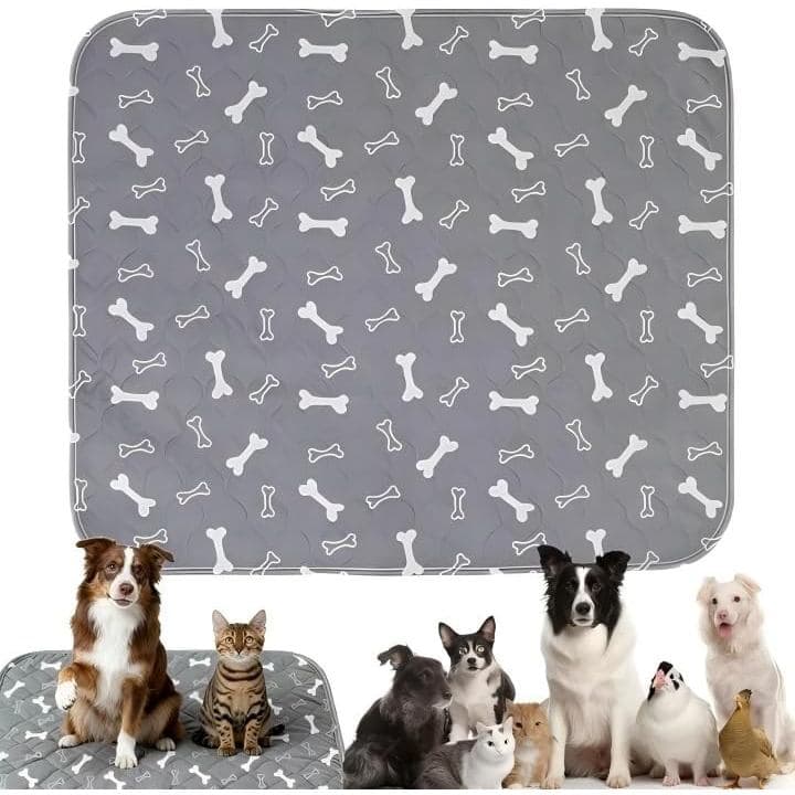 Tapetes Higiênicos para Filhotes, Tapetes Reutilizáveis com Feromônios, Laváveis para Cães e Gatos, Duráveis, à Prova de