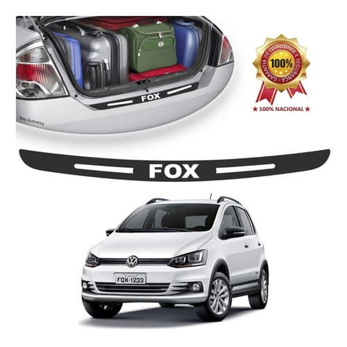 Protetor Soleira Adesivo Porta Malas Vw Fox Universal Carro personalizado