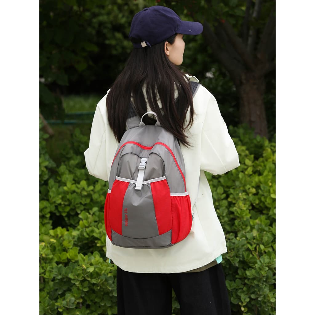 2025 novo estilo dobrável mochila feminina Ultra-leve portátil de grande capacidade esportes ao ar livre mochila de viag
