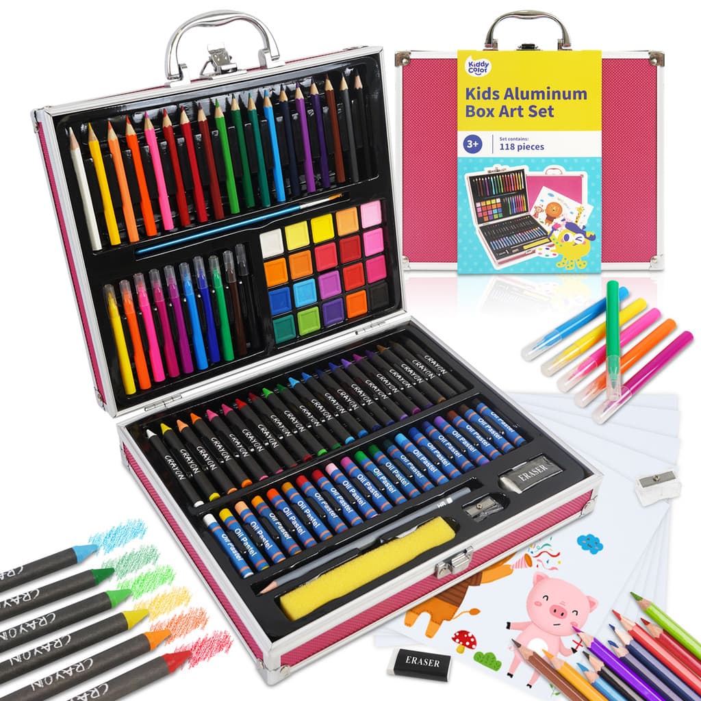 Katie Carle crianças aquarela caneta pintura conjunto estudante ferramenta de desenho jardim de infância cor lápis pintu