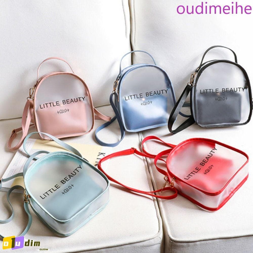 Bolsa De Ombro Impermeável OUDIMEIHE , Crossbody Transparente Visível Com Zíper , Alça Ajustável