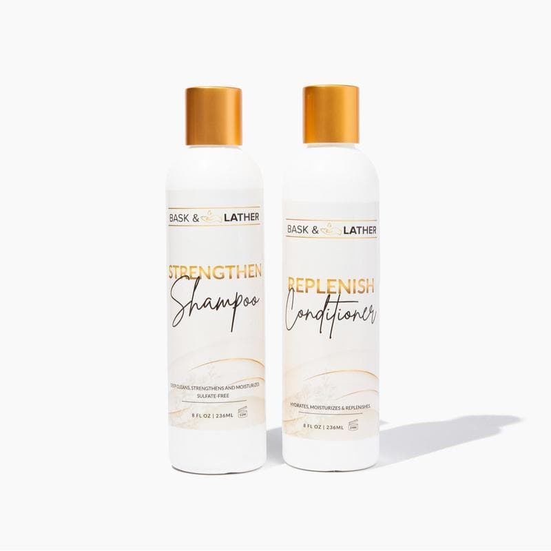 Conjunto de Shampoo e Condicionador Fortificante e Reabastecedor Anti-queda de Cabelo com Alecrim OGOD