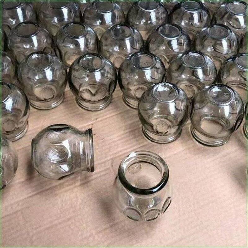Latas de fogo de vidro Super grossas à prova de explosão latas de ventosas domésticas conjunto completo um conjunto de l