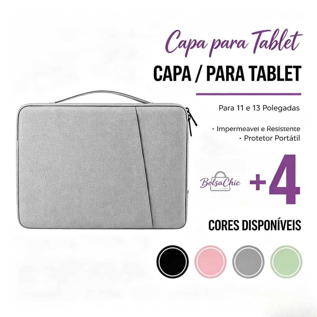 Capa Protetora À Prova D'água Durável，Estojo De Transporte Para tablet iPad/11 E 13 Polegadas