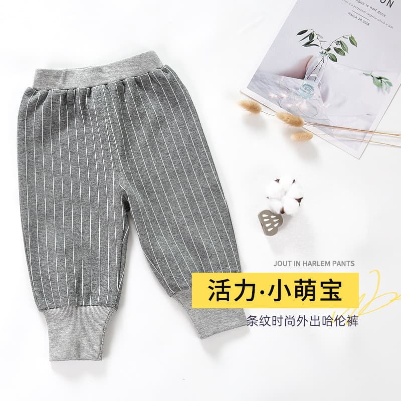 Masculino feminino bebê calças compridas primavera outono bebê crianças cintura alta proteção da barriga grande PP Harem