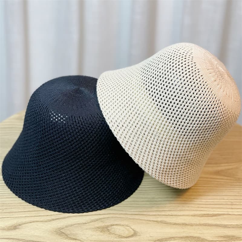 Novo estilo chapéu feminino balde chapéu primavera verão oco chapéu de sol protetor solar guarda-sol balde chapéu estilo