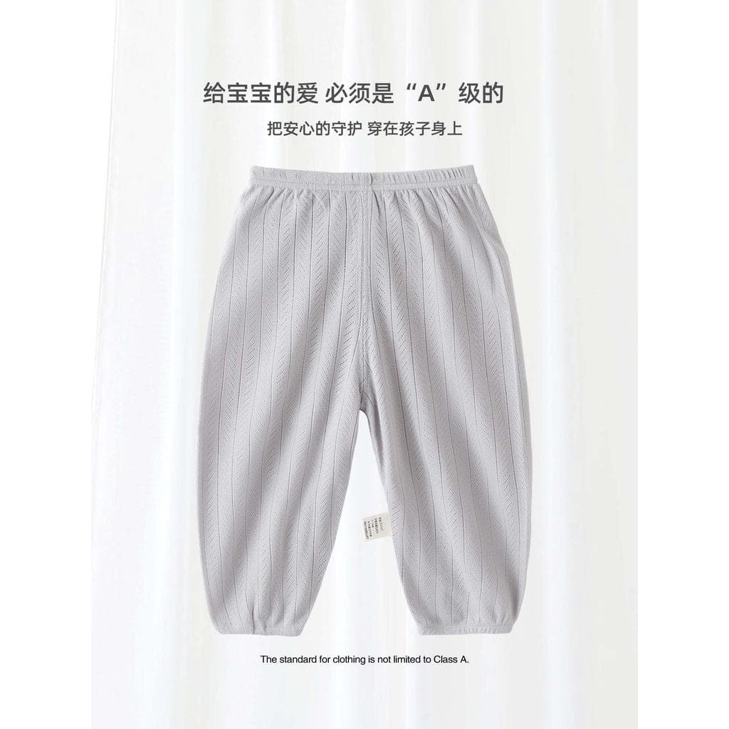 Bebê Modal Anti-mosquito calças de verão calças de bebê das mulheres dos homens do bebê fino Bloomers Outing calças comp