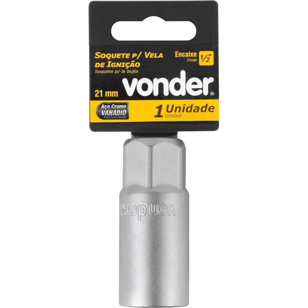 SOQUETE PARA VELA DE IGNICAO LINHA AUTOMOTIVA LONGO 21MM VONDER