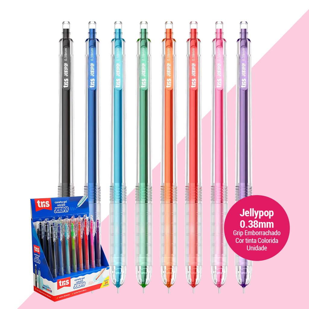 Caneta Gel Tris Jelly Pop 0.38 Un