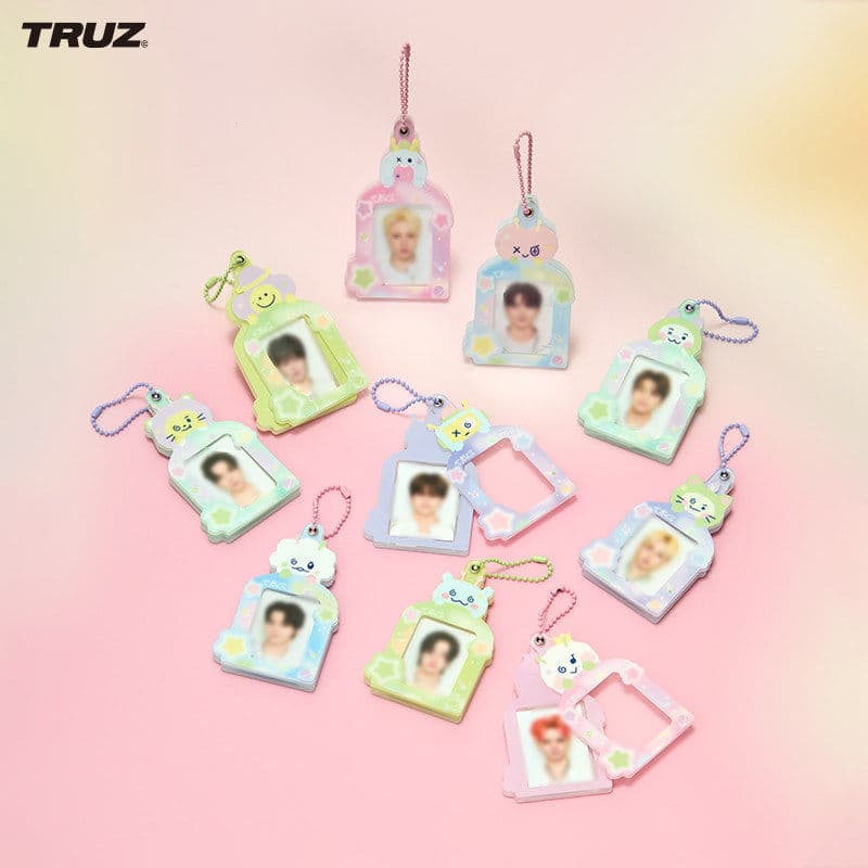 Chaveiro com porta-retratos TRUZ PLANET Series LINE FRIENDS com My FRIENDS Star Merchandise