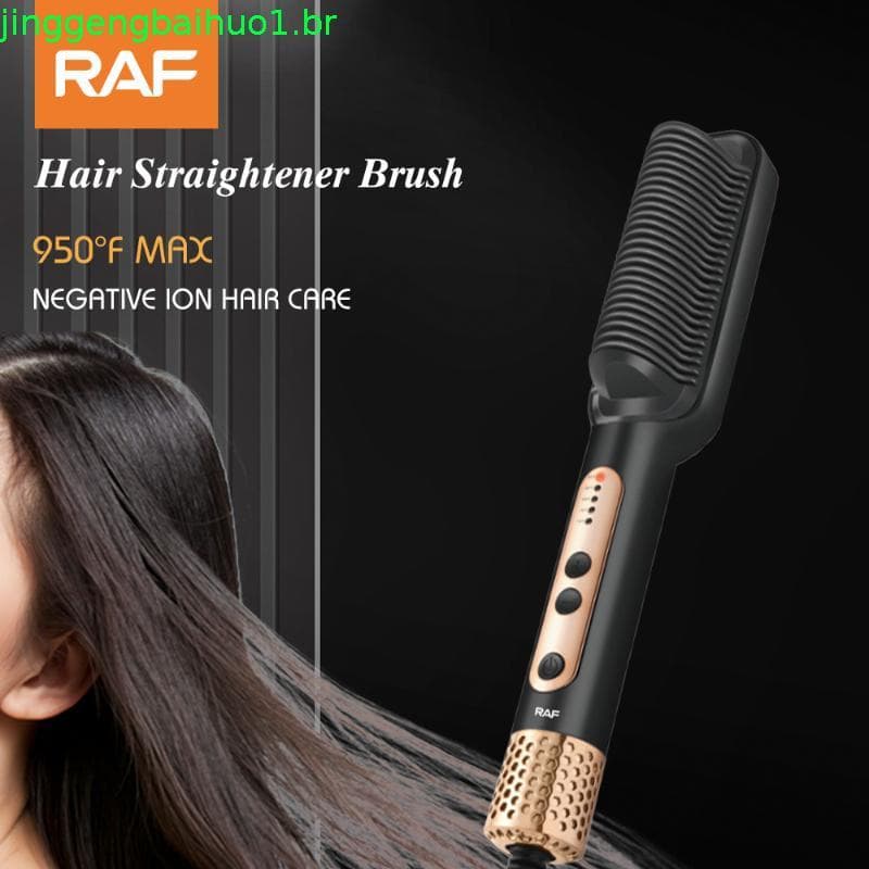 2026 Novo estilo pente alisador de cabelo íon negativo não machuca o cabelo alisamento ondulação dupla utilização aqueci