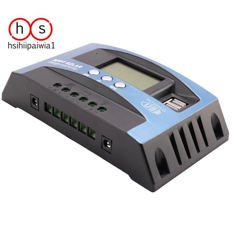 Controlador De Carga Solar MPPT 100A , Display LCD USB Duplo , 12V , 24V , Regulador Automático De Carregador De Painel