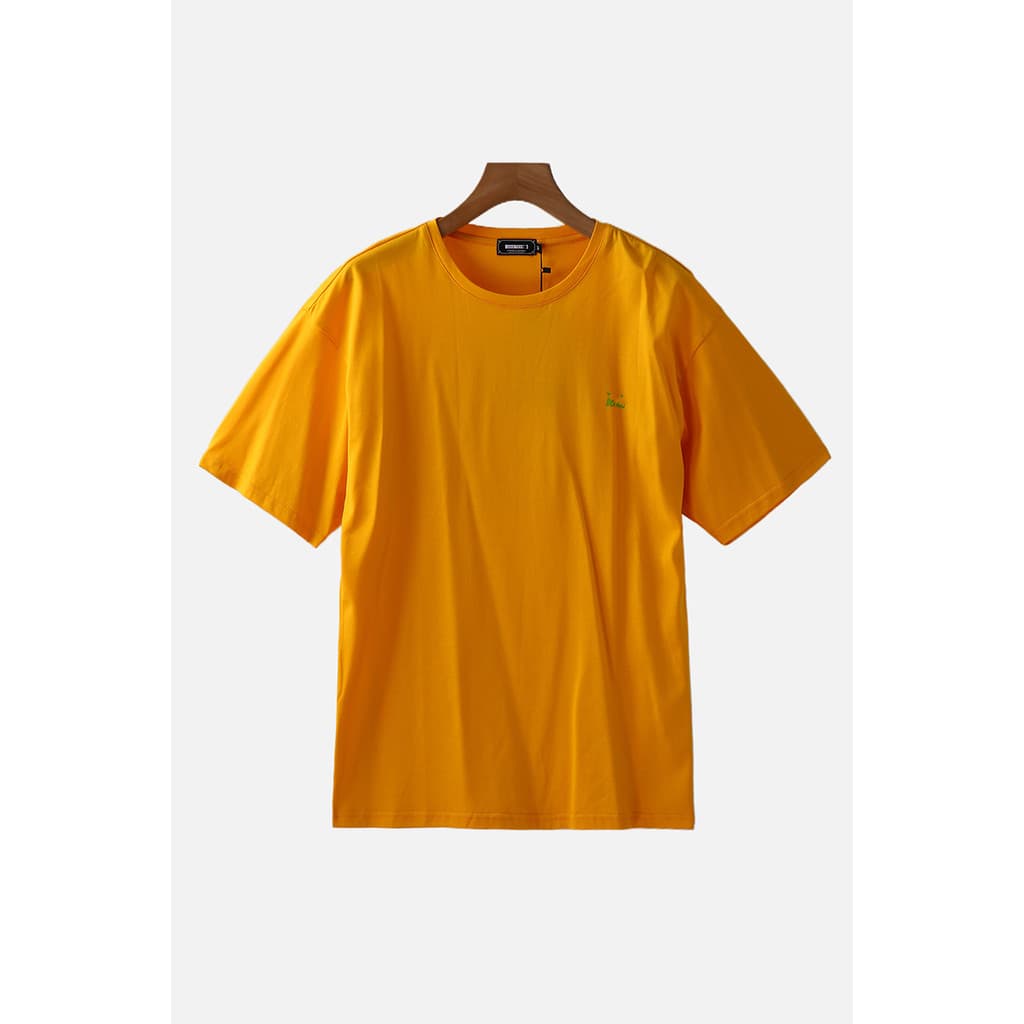 XXX série Street Wear retirada gabinete verão novo estilo Commuter All-Match puro algodão em torno do pescoço topo Unise