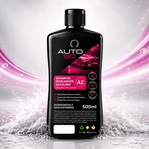 Shampoo Inteligente AUTO90 A2 500ml Para Maquinário Agro Trator Caminhão Frota E Oficina Automotiva