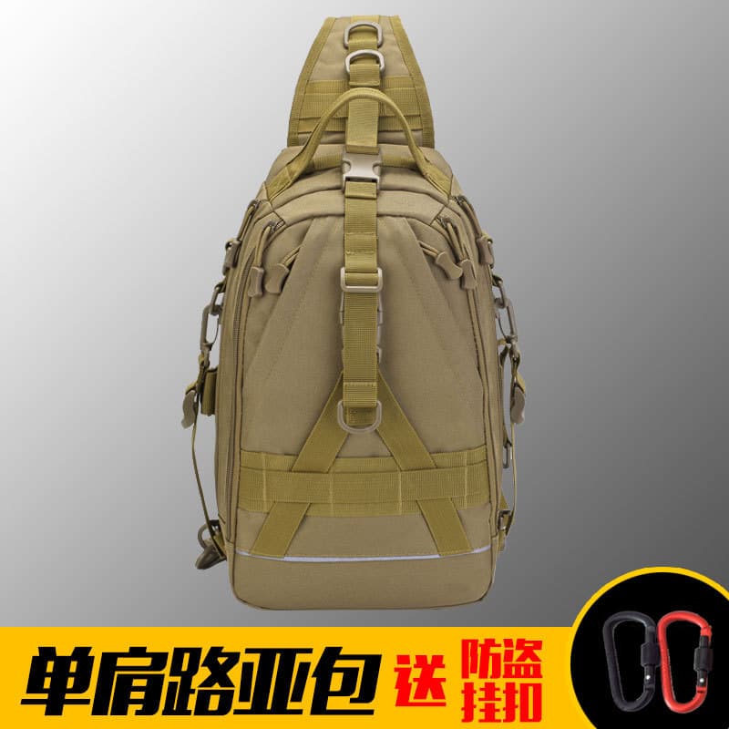 Saco de isca multifuncional mochila ao ar livre camuflagem tático saco de pesca equipamentos de pesca esportes um ombro