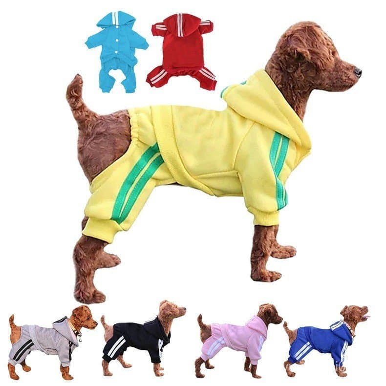 Roupas Para Cães De Estimação Macacão Outono Inverno Casaco Jaqueta Filhote De Cachorro Animais