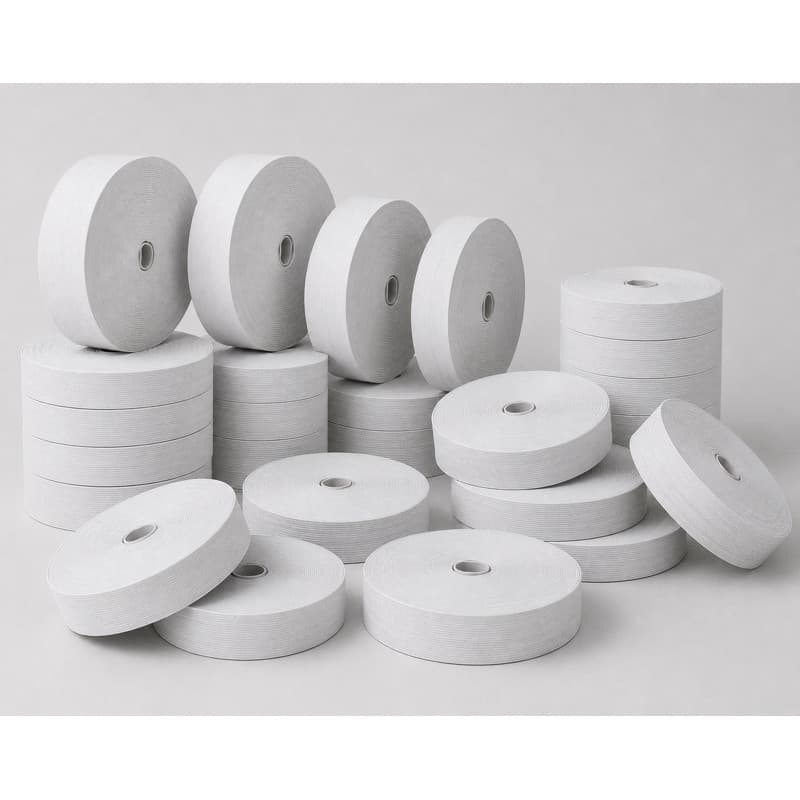 Elástico Para Embutir 25mm x 25 Metros Branco Alta Elasticidade Costura Confecção