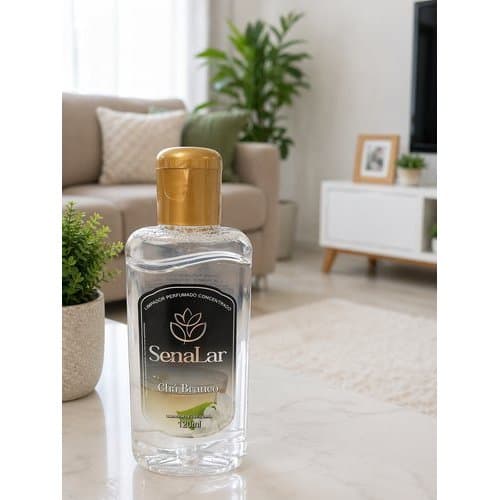 Limpador Perfumado Concentrado Aroma Cha Branco Limpeza Eficiente 120ml