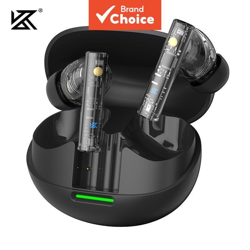 KZ Carol Pro Fones De Ouvido TWS Sem Fio Com Cancelamento De Ruído Ativo HiFi Qualidade De Som ANC Esportivos Confortáve