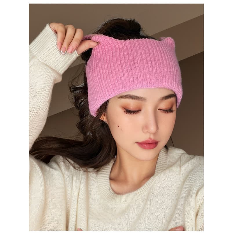 Faixa de cabelo chapéu feminino passeio mantendo quente confinamento proteção de cabeça lenço outono inverno verão à pro