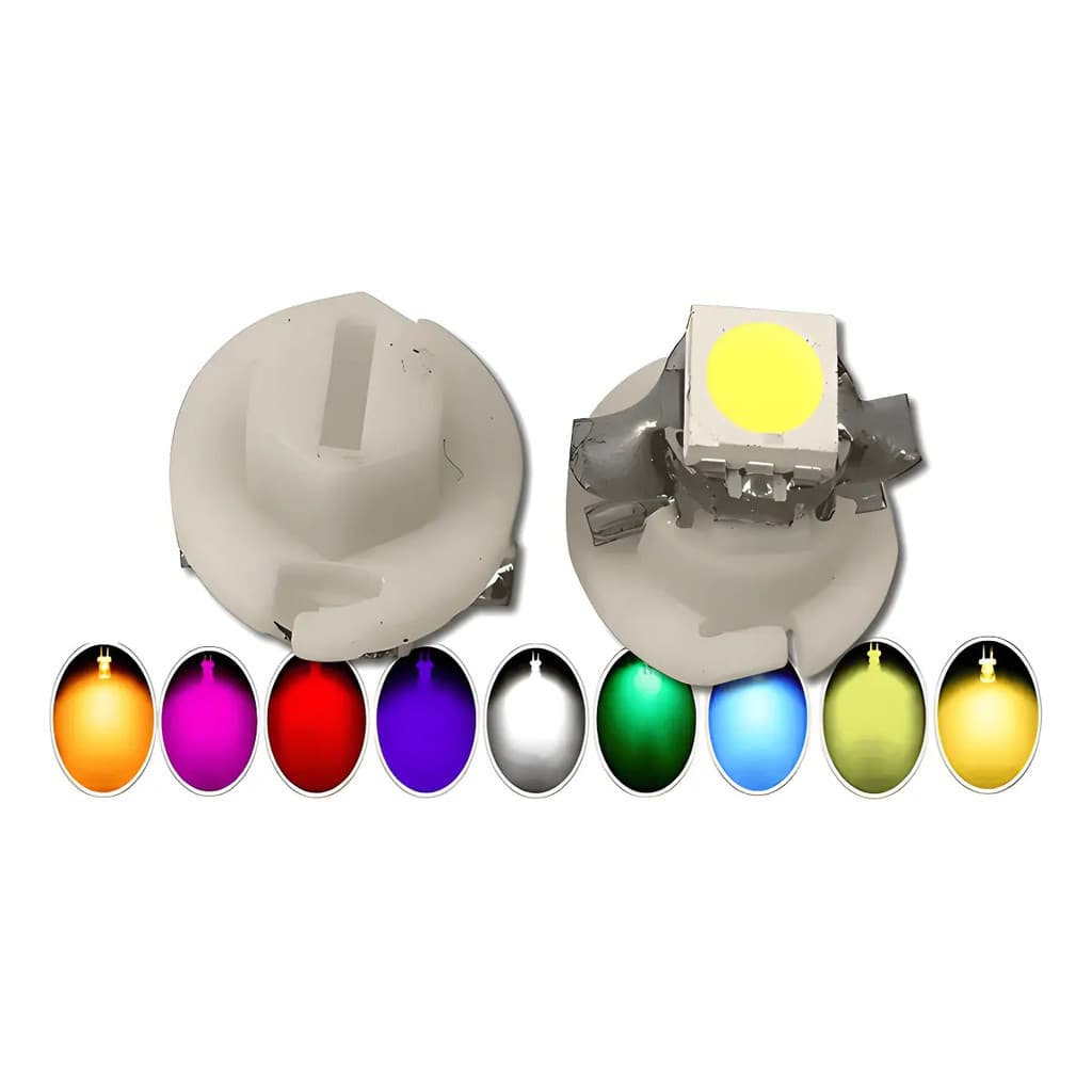 4 Lâmpada De Led Pinguinho T5 B8.4d Painel Carro Moto