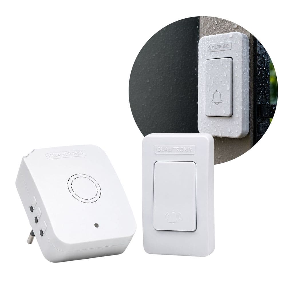 Campainha Sem Fio Anti-Furto 52 Toques 150mts BR Qualitronix