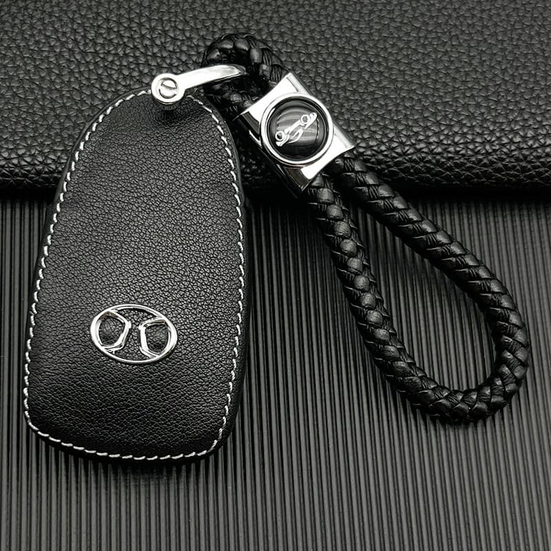 Adequado para modelos 16-19 norte Auto Changhe A6 Weiwang M50F carro S50 caso chave M60 capa chaveiro corrente 1