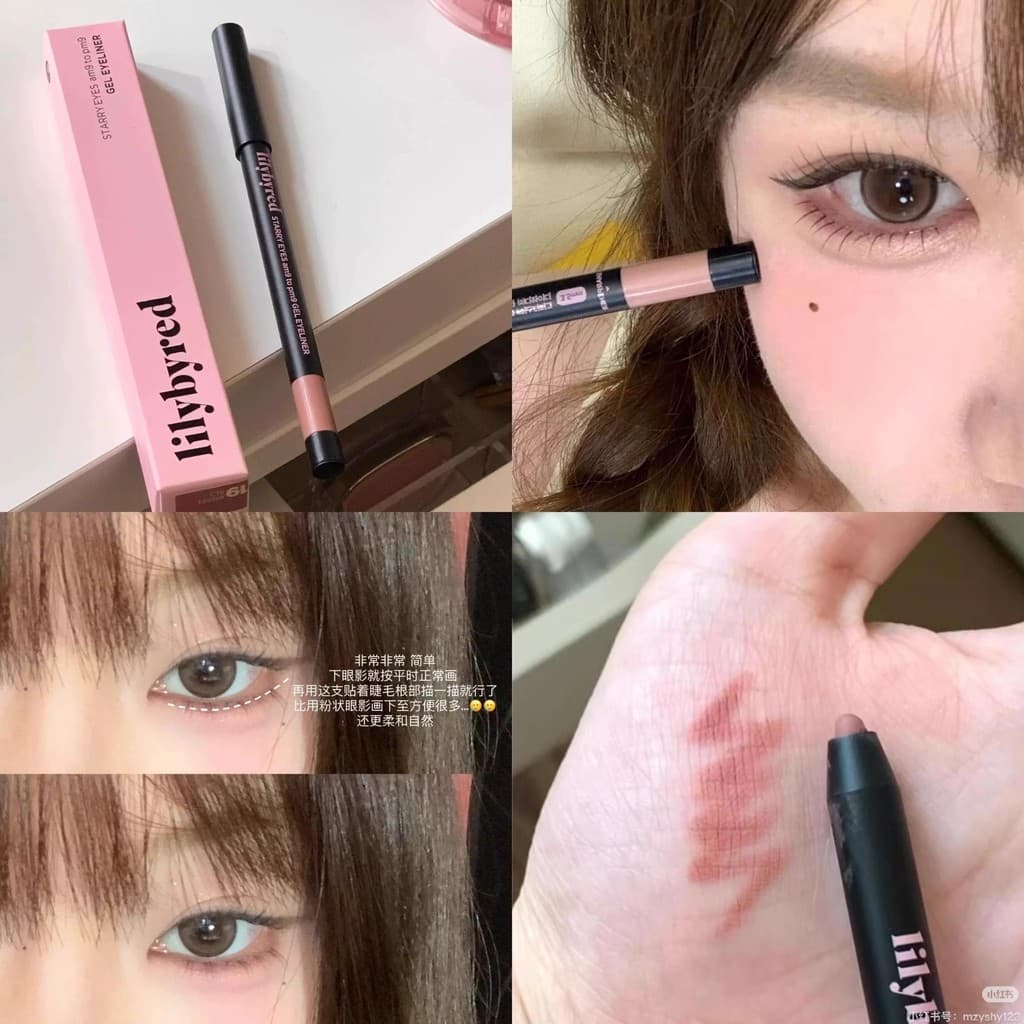 Coreia libyred lilybyred delineador Gel caneta sem manchas maquiagem Ultra-fino delineador à prova dwaterproof água sem
