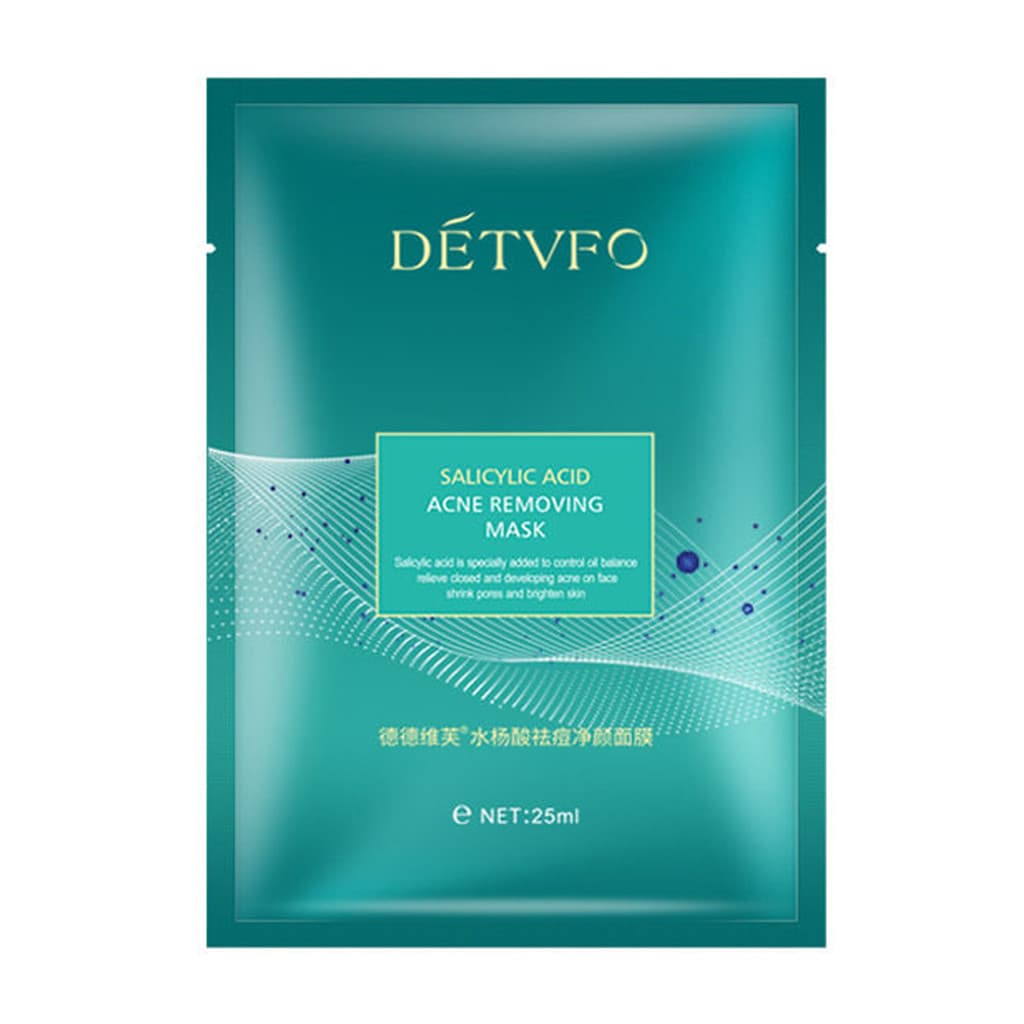 Dedevive máscara de limpeza de acne com ácido salicílico 25ml cabelo 5 unidades/10 unidades supressão de acne Anti-acne