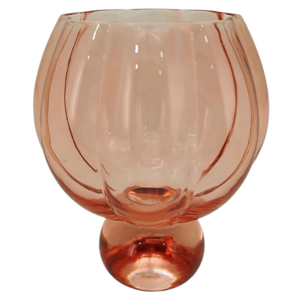 Taça de Vidro Autumn Orbe Laranja 620ml - Unid. - TUUT