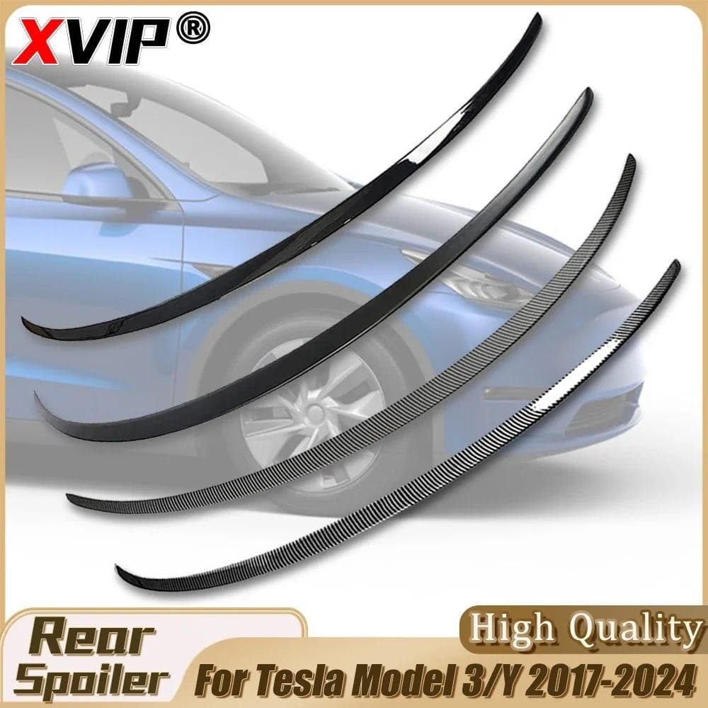 XVIP Spoiler Traseiro Do Porta-Malas Para Tesla Model Y 3 Highland Preto Fosco De Alto Desempenho ABS Asa Traseira Kits