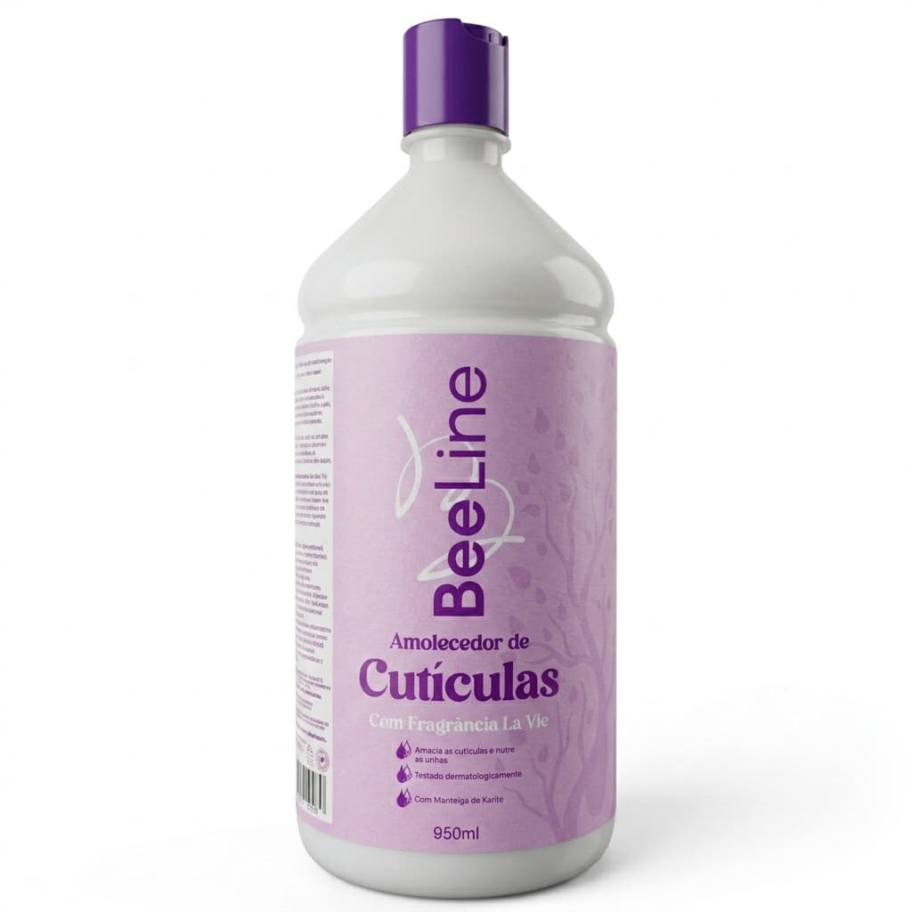 Amolecedor de Cutículas 950ml | Bee Line | Fragrância La Vie | Uso Profissional