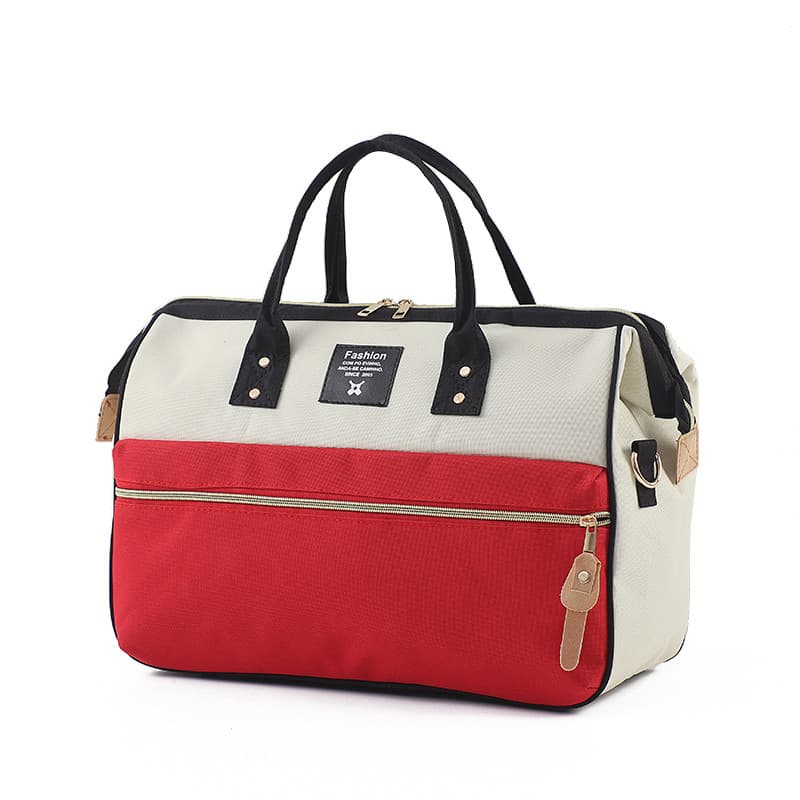 Bolsa de viagem feminina, bolsa de bagagem de mão de grande capacidade, leve, pode cobrir o carrinho, bolsa de viagem ma
