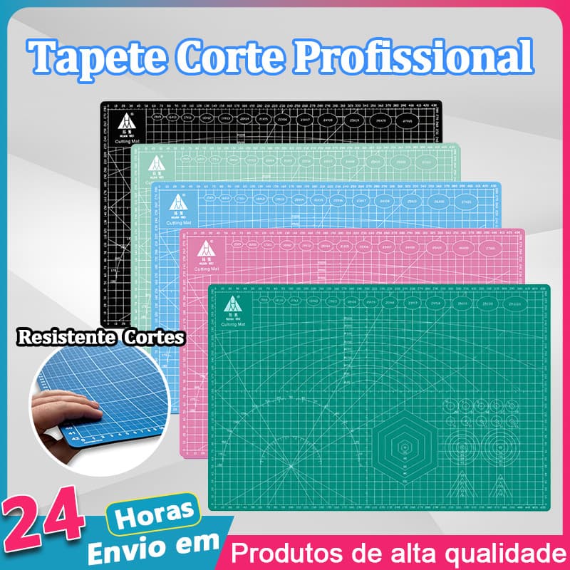 Base Corte Dupla Face A3 A2 45x30 60x45 Tapete Corte Anti-deslizante para Patchwork, Artesanato DIY
