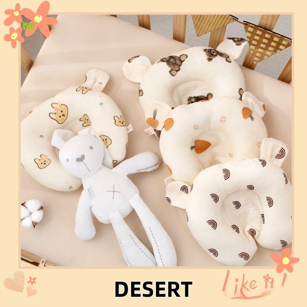 Travesseiro De Bebê DESERT , Algodão Em Forma De U Para Recém-Nascidos , Evita Proteção De Cabeça Plana E Pescoço Y9OJ