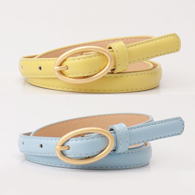 cinto feminino plus size cinto feminino largo Azul amarelo cinto fino feminino 2026 novo estilo acessórios de decoração
