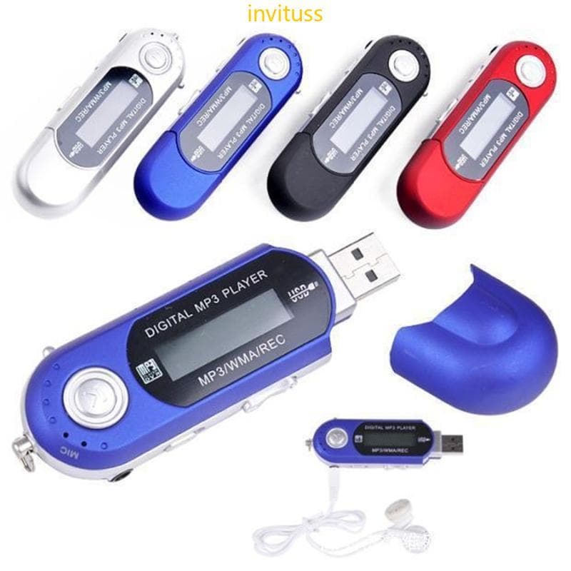Inv Portátil USB MP3 Player Conecta E Design Substituível Para Viagens Uso Diário Reprodutor Música