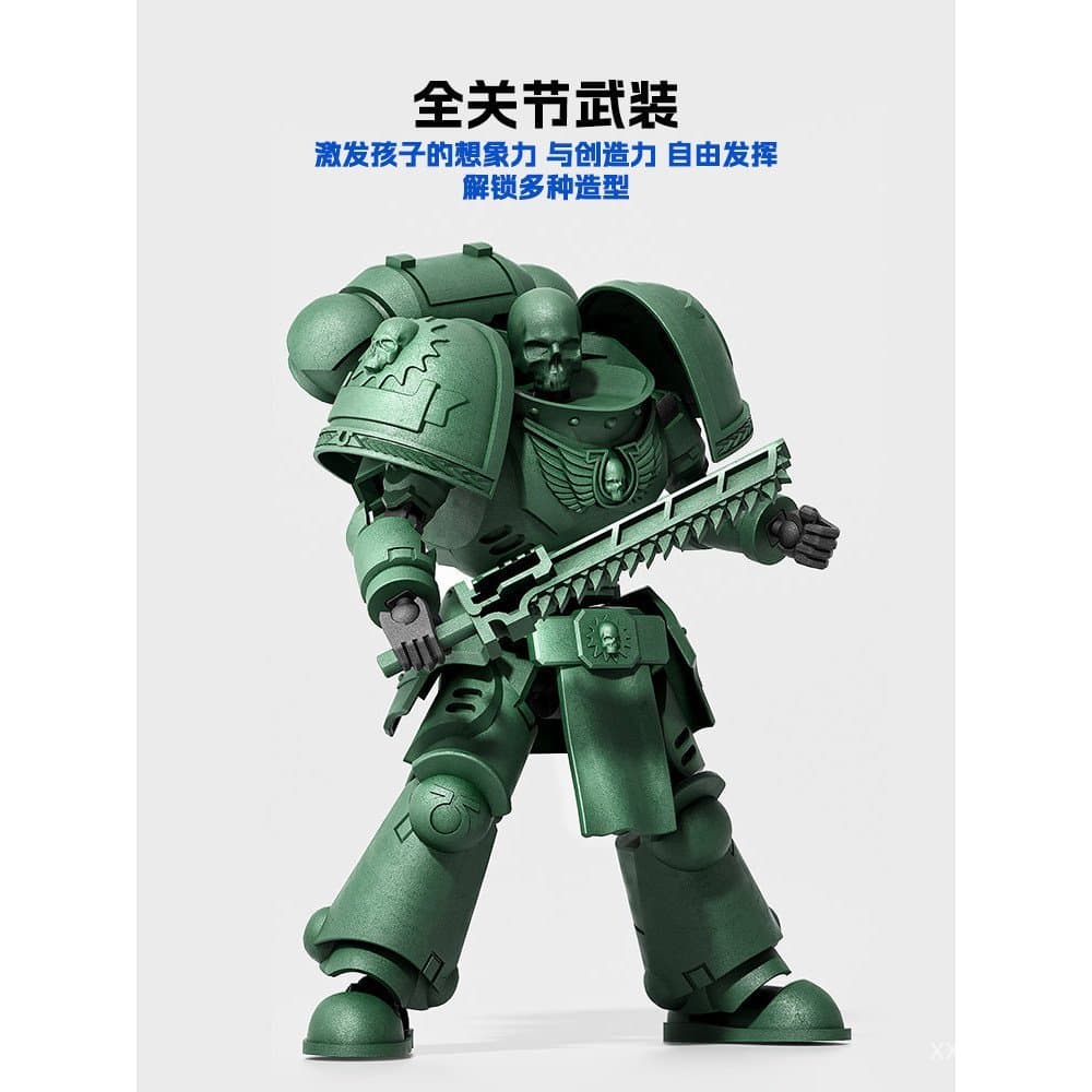 Nova Figura de Esqueleto Mecânico 40K com Múltiplas Articulações, Não Pintada, Articulada, Terminator S0GY Pintada com S