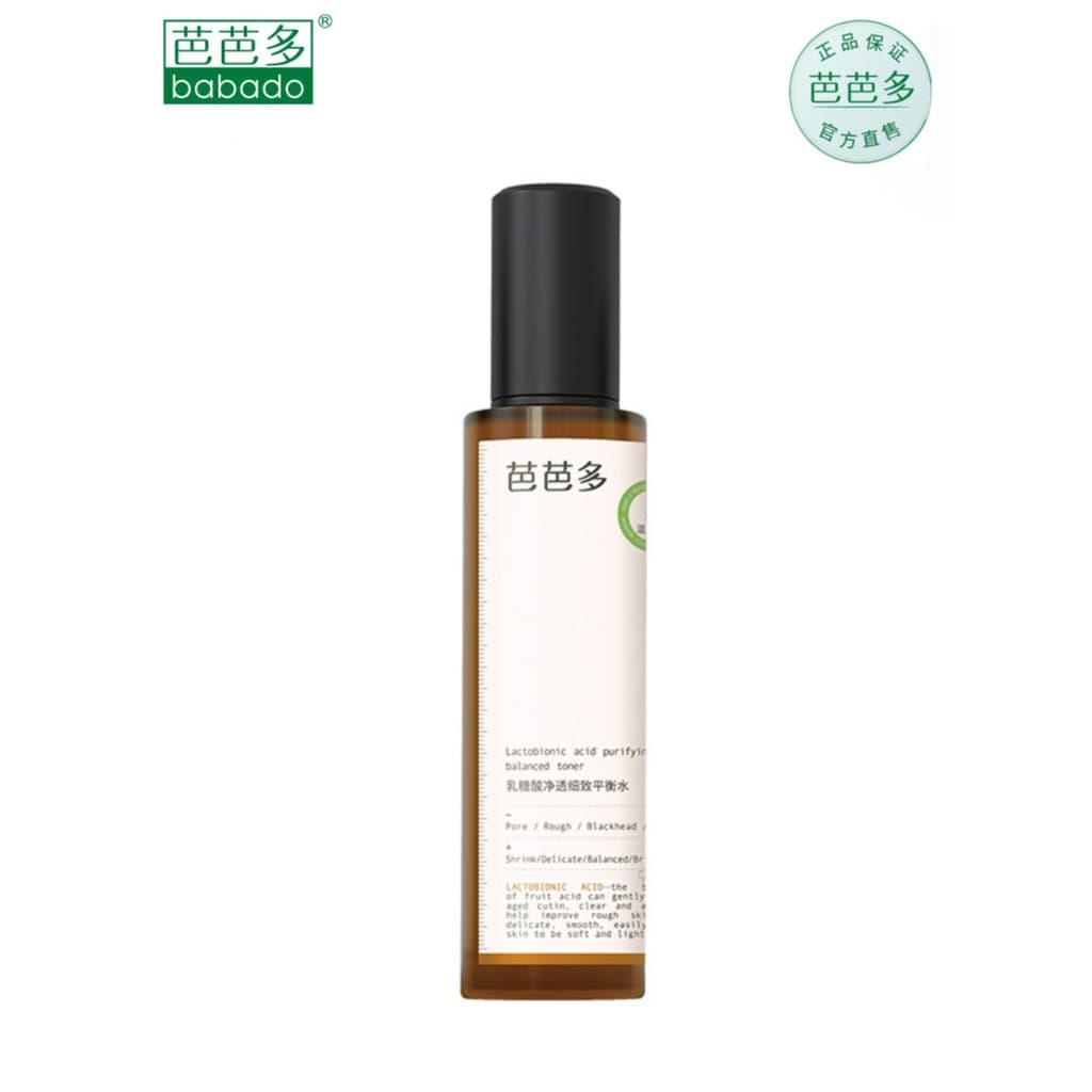 BABADO/BABADO Ácido Lactose Purificador de Água de Equilíbrio Delicado 120ml One Shot Absorve Controle de Óleo Pele Fina