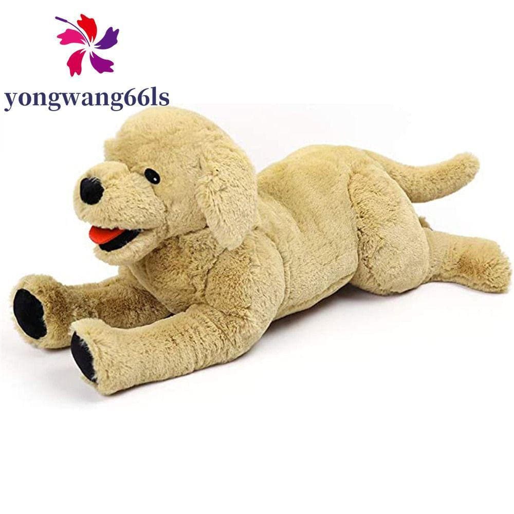 YONGWANG Cão Brinquedos De Pelúcia Crianças Brinquedo Aniversário Simulação Filhote De Cachorro Macio Labrador Boneca