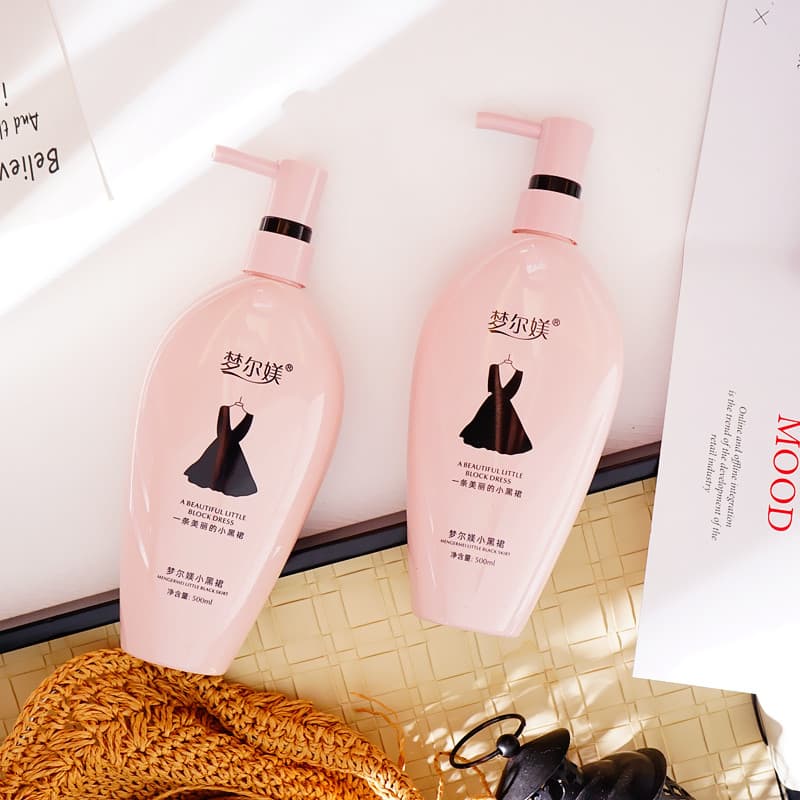 Compre 1 e ganhe 1 grátis fragrância pequena vestido preto loção corporal antioxidante hidratante hidratante fragrância