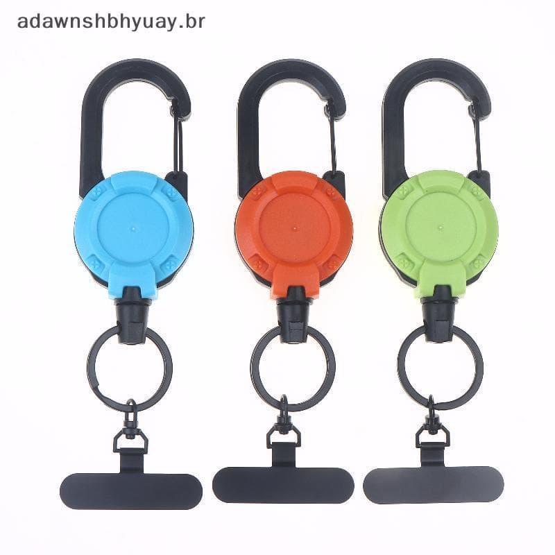 Adawnshubiuay 1 Conjunto De Mosquetão Multiferramenta Resistente Porta-Crachá Telefone Bule Anti Perda Corda De Mão Fáci