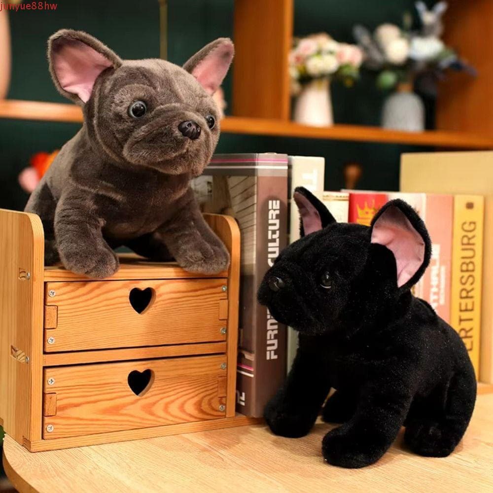 Brinquedo De Pelúcia JUNYUE Bulldog , Boneca De Buldogue Macio De Desenho Animado , Travesseiro Animal Fofo De Algodão P