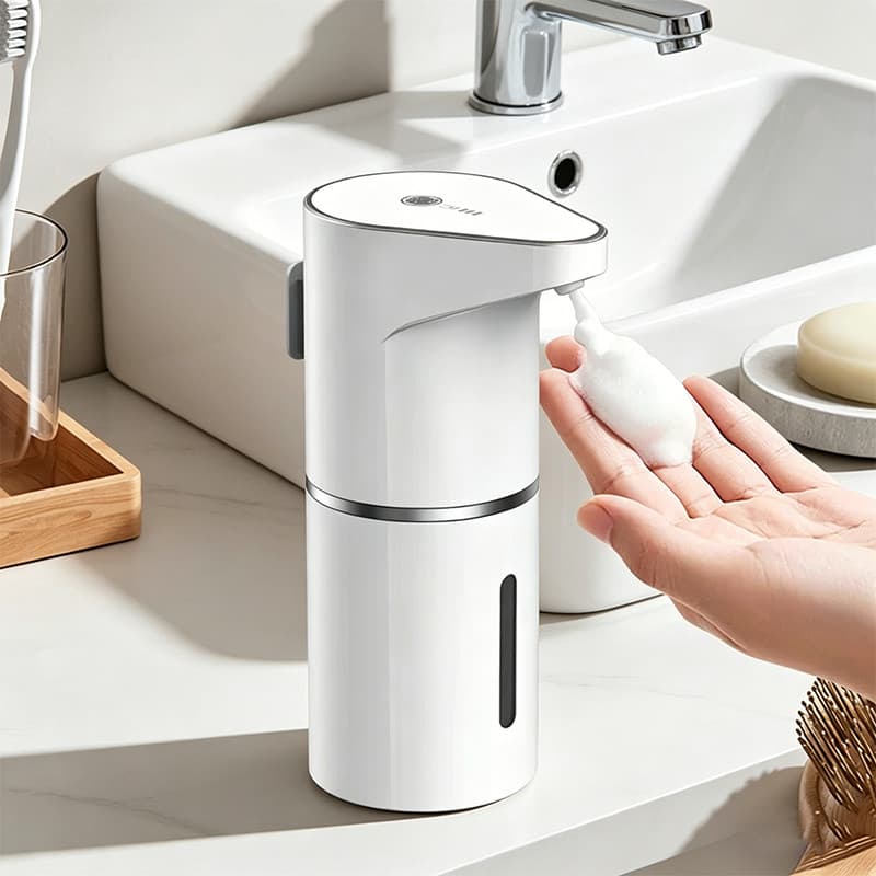 Saboneteira Dispenser Automático Sensor Infravermelho Para Sabonete Líquido Detergente Espuma - BESTMIX