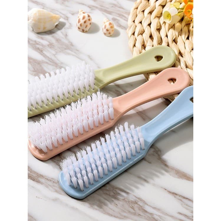 Escova pequena de plástico para limpeza de sapatos, escova macia para lavar sapatos, ferramenta útil, escova para lavand