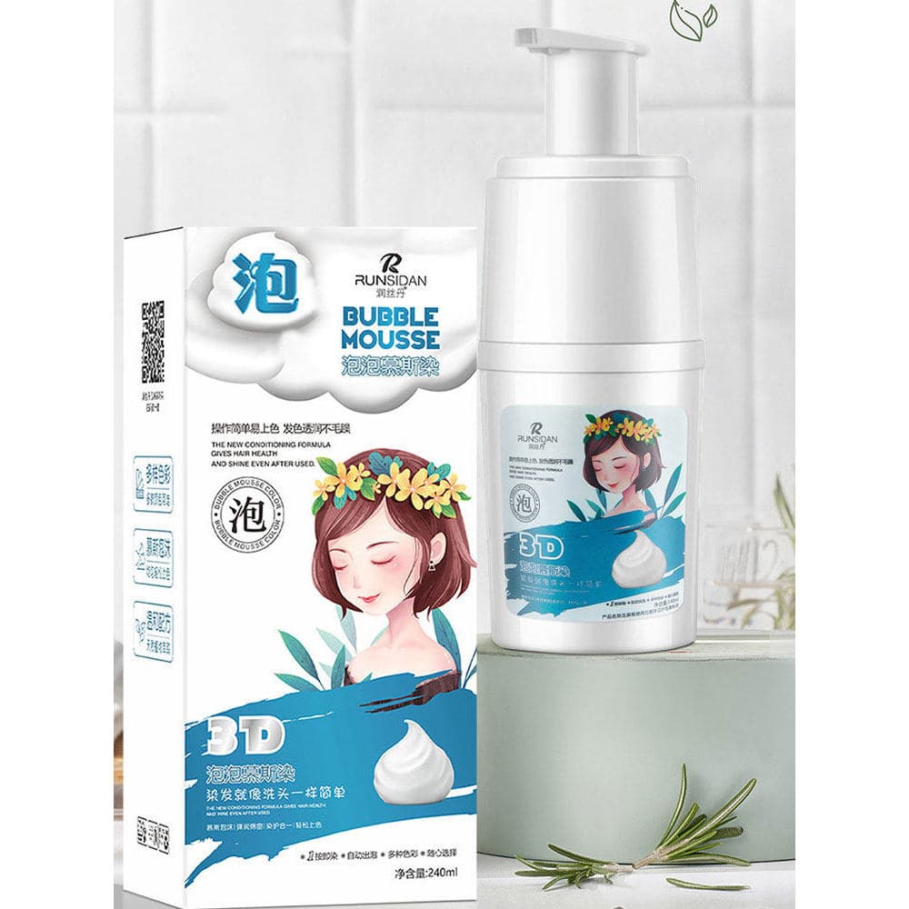Condicionador bolha botânica tintura de cabelo Mousse tintura de cabelo creme puro você mesmo tintura de cabelo em casa