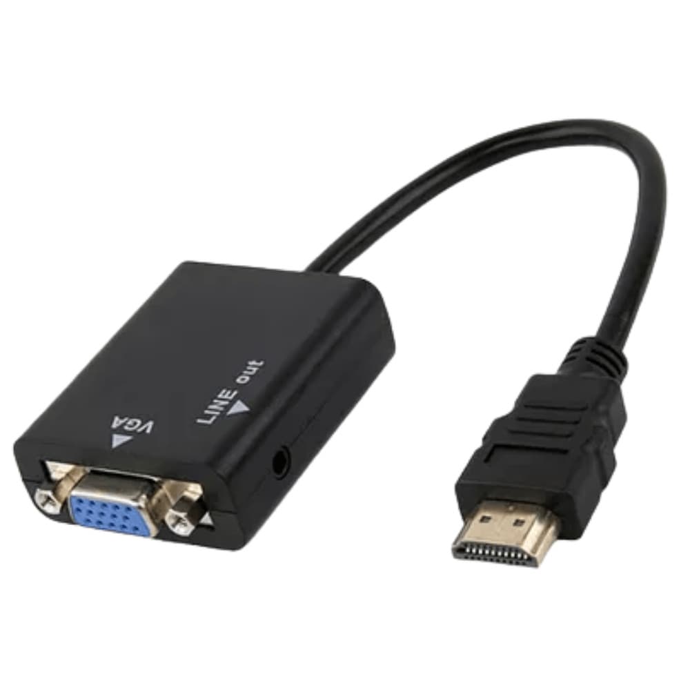 1.95 ADAPTADOR CONVERSOR VGA P/ HDMI - AL-VGA100